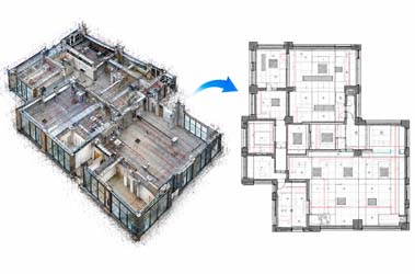 Scan to Reflected Ceiling Plans